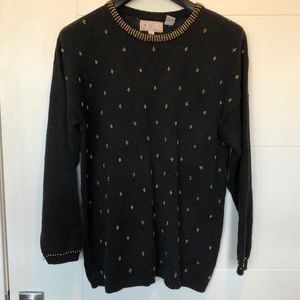 Vintage beaded sweater